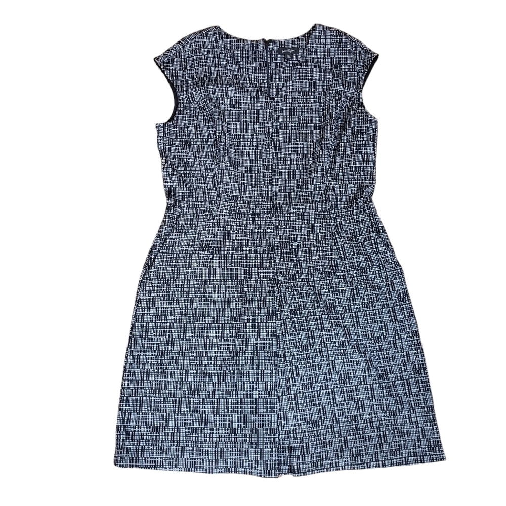 Lord & Taylor Geometric Print Dress